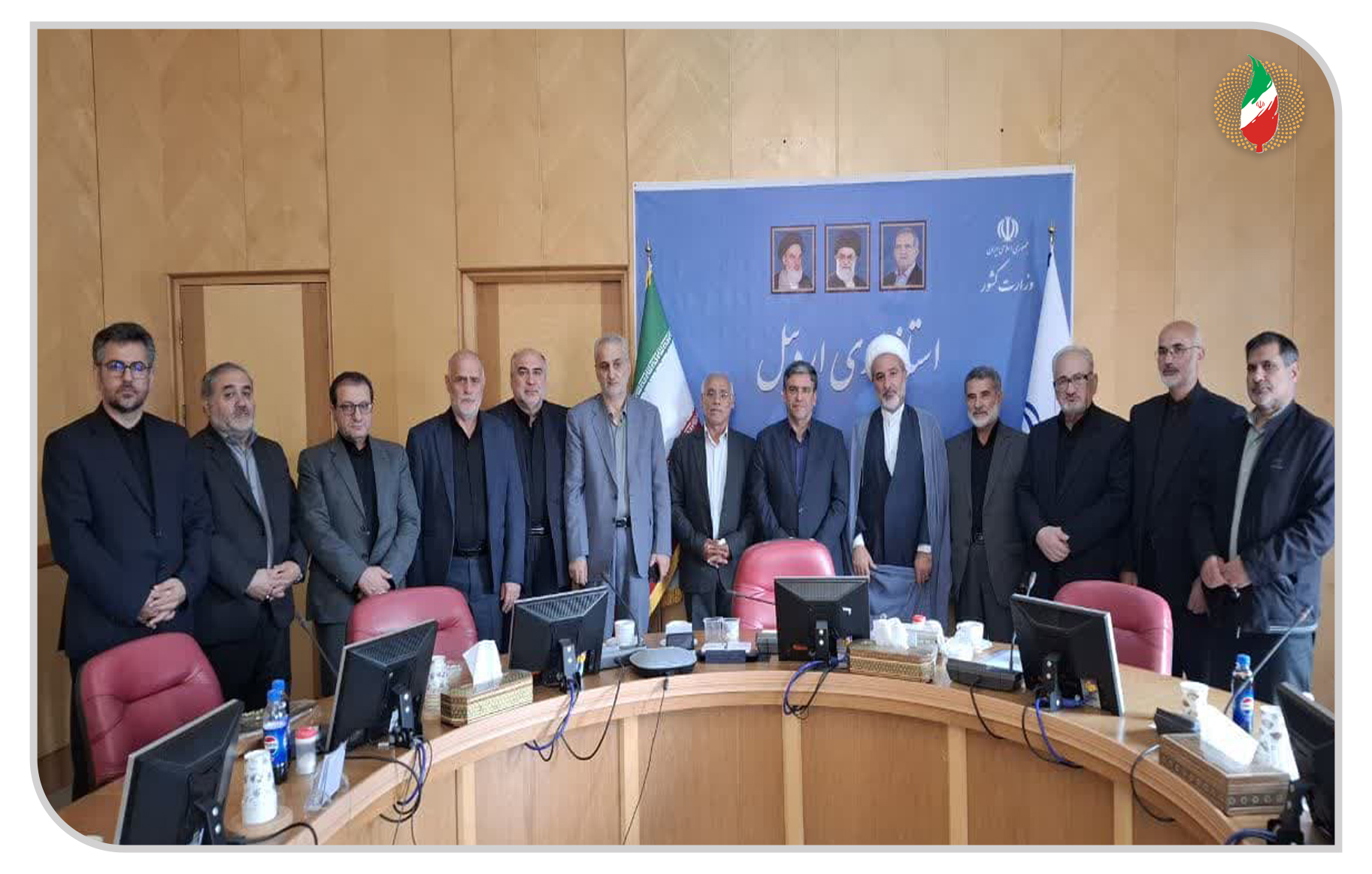 نشست هیئت رئیسه شورای ائتلاف با استاندار اردبیل